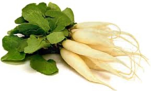 Radish White With Leaves