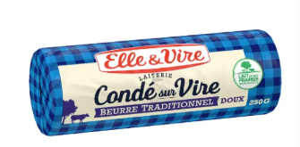 ELLE&VIRE Butter Unsalted Conde sur Vire [Roll]