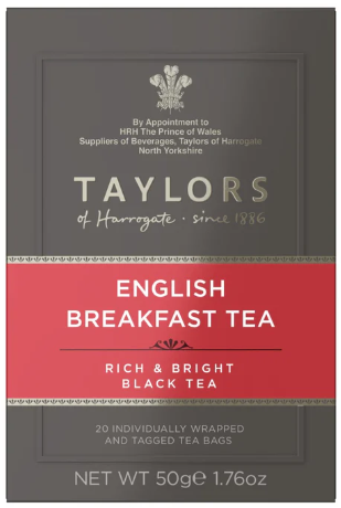 TAYLORS OF HARROGATE English Breakfast tea [20bags]